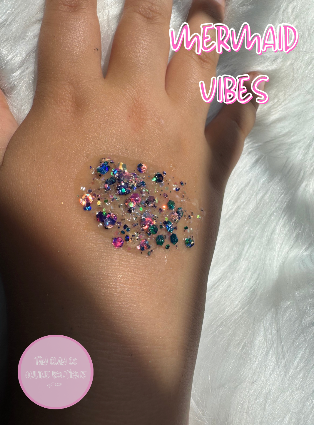 Mermaid Vibes Glitter Hair Gel