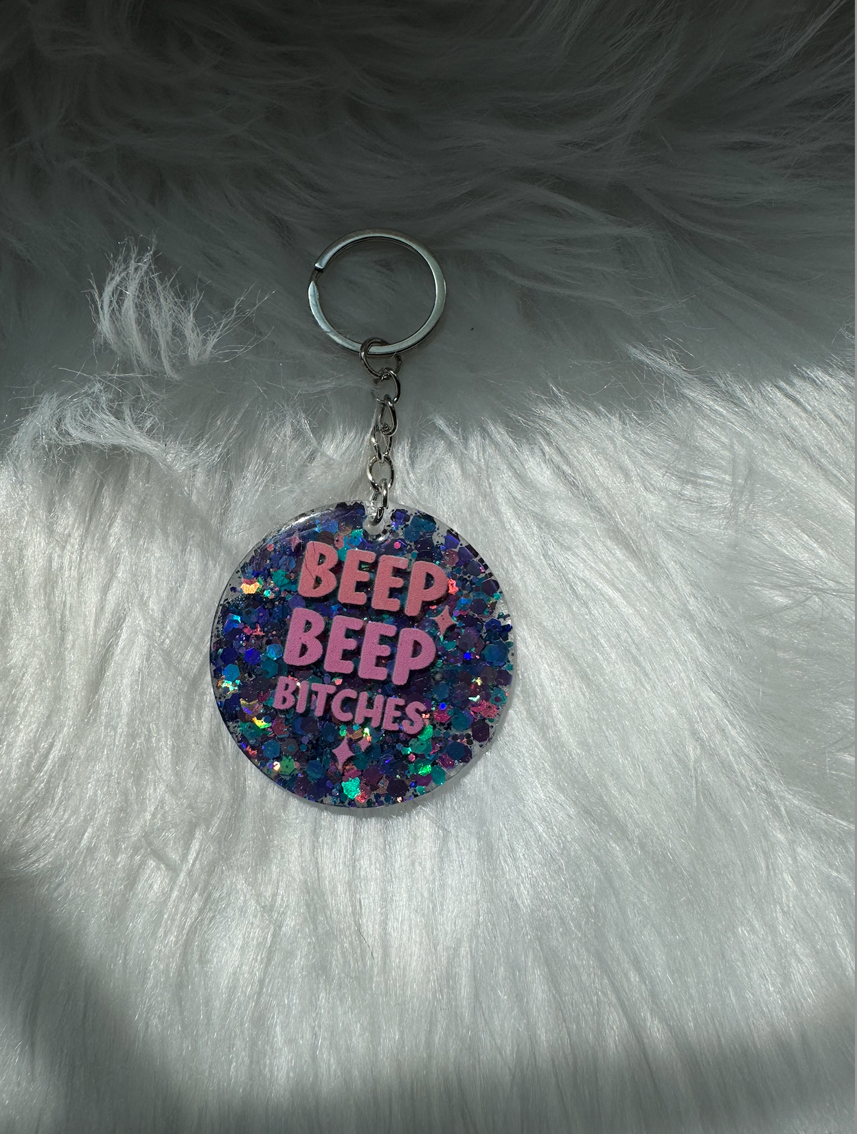 BEEP BEEP KEYCHAIN