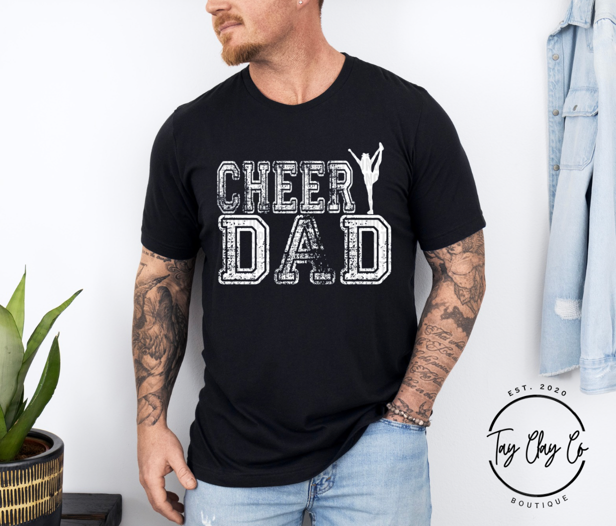 DISTRESSED CHEER DAD