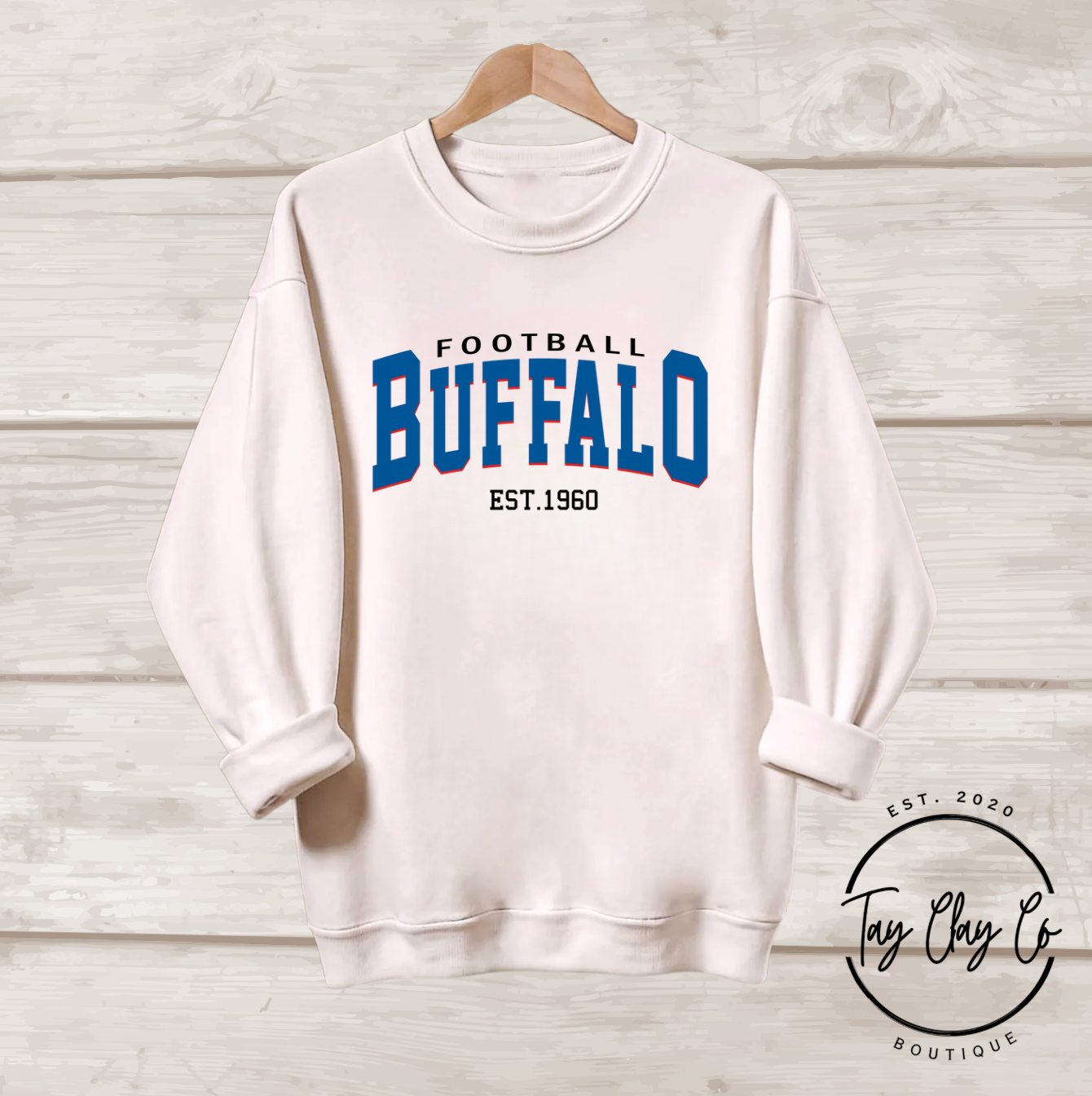 BUFFALO FOOTBALL est 1960 SWEATSHIRT