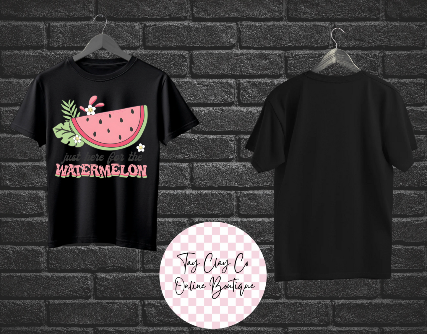 JUST HERE FOR THE WATERMELON