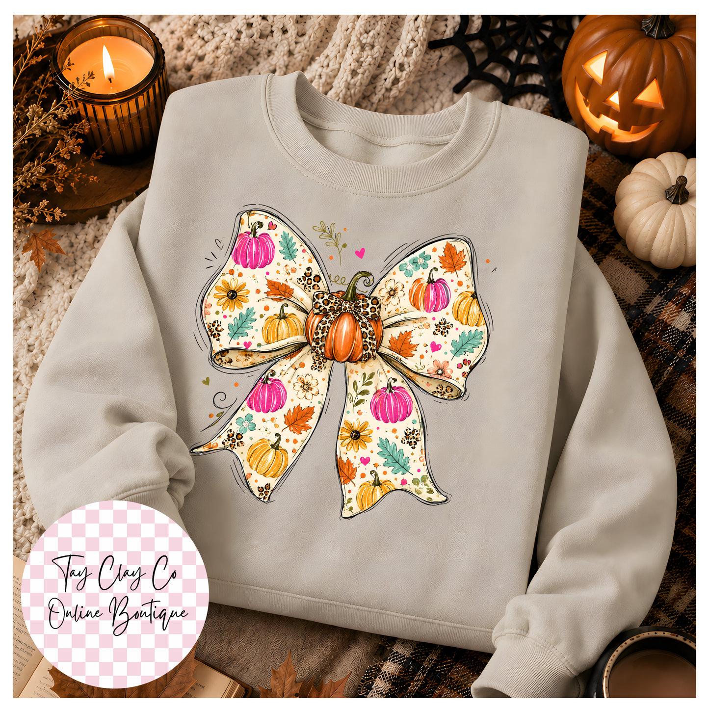 FALL BOW SWEATSHIRT
