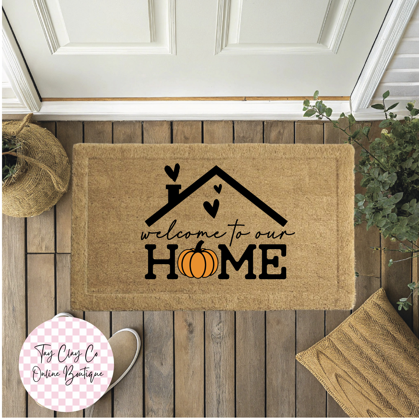 WELCOME TO OUR HOME DOORMAT