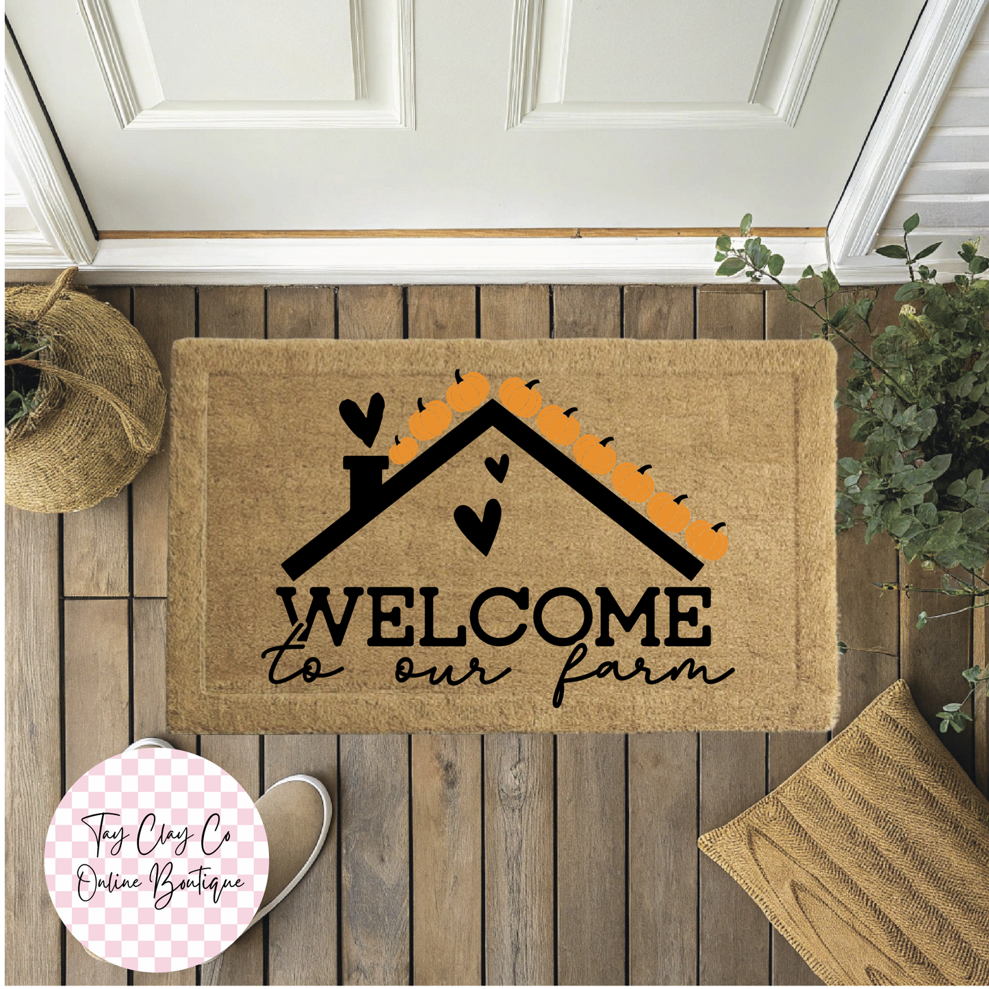 WELCOME TO OUR FARM DOORMAT