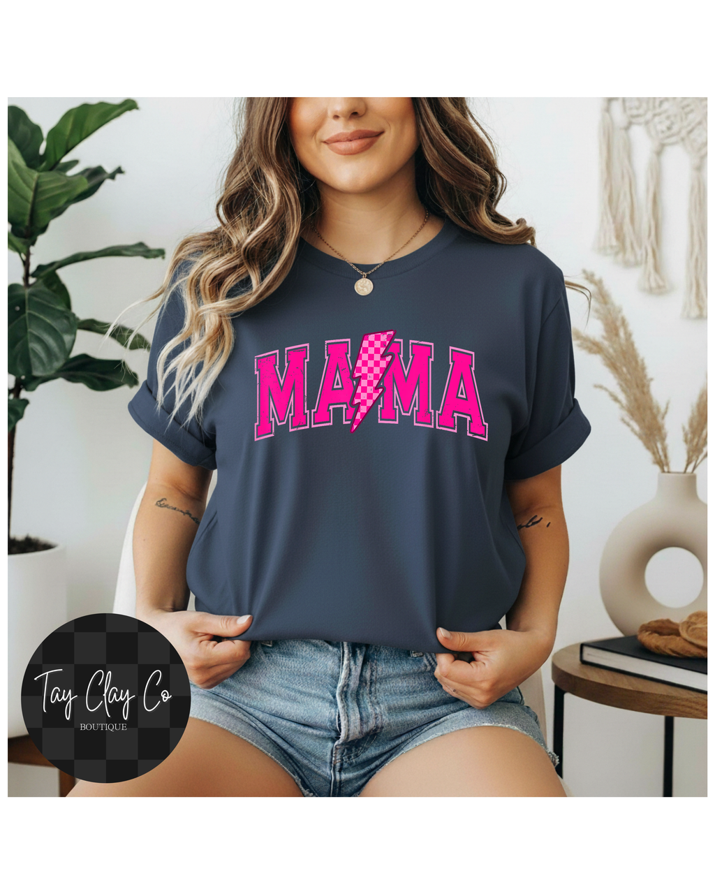 HOT PINK RETRO MAMA