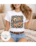 MAMA FLORAL CHECKERED