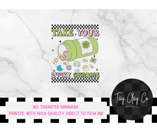 TAKE YOUR LUCKY CHARMS DTF