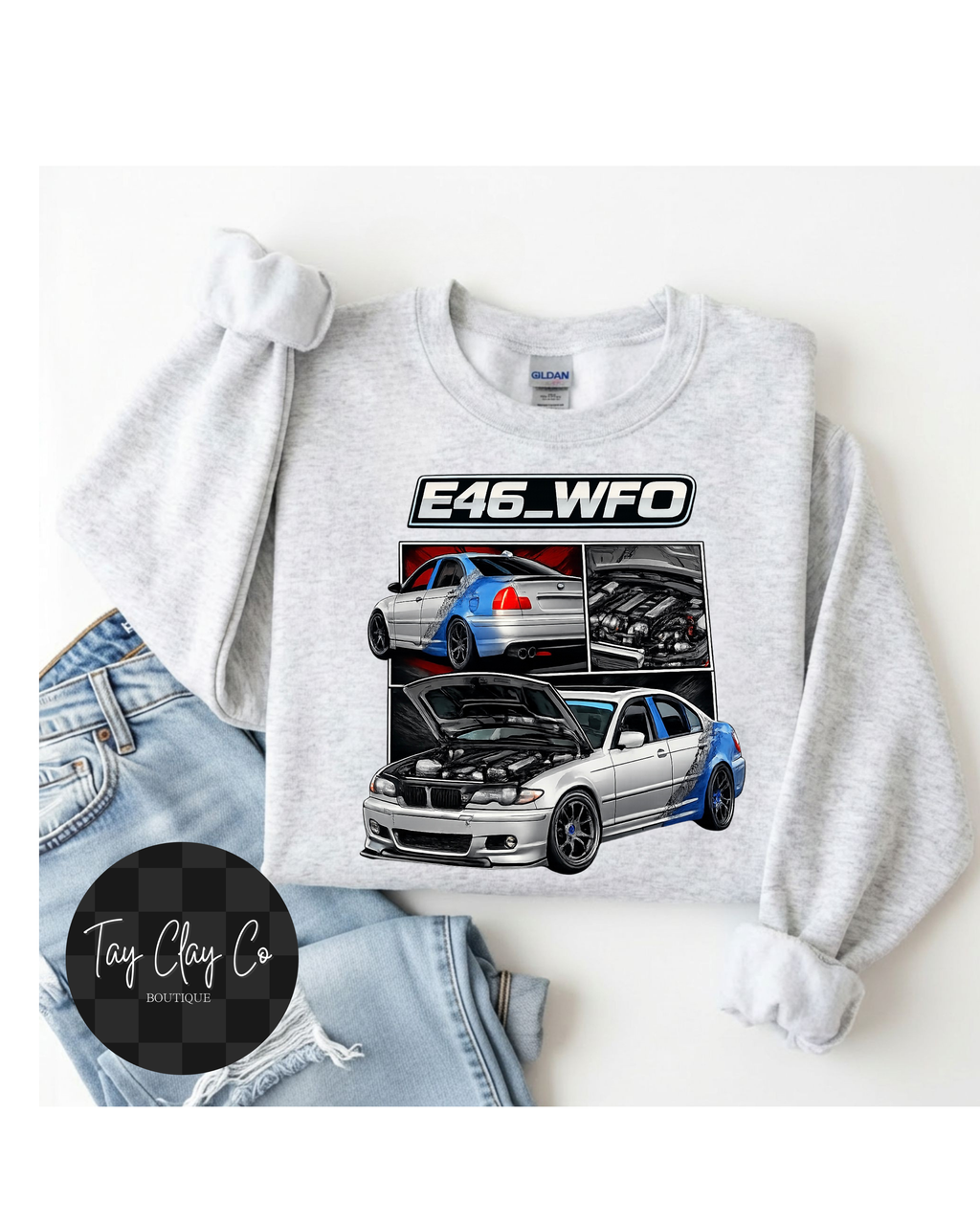E46 SWEATSHIRT (NO HOOD)