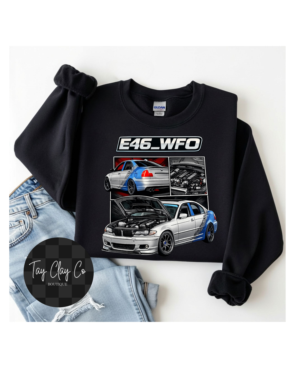 E46 SWEATSHIRT (NO HOOD)