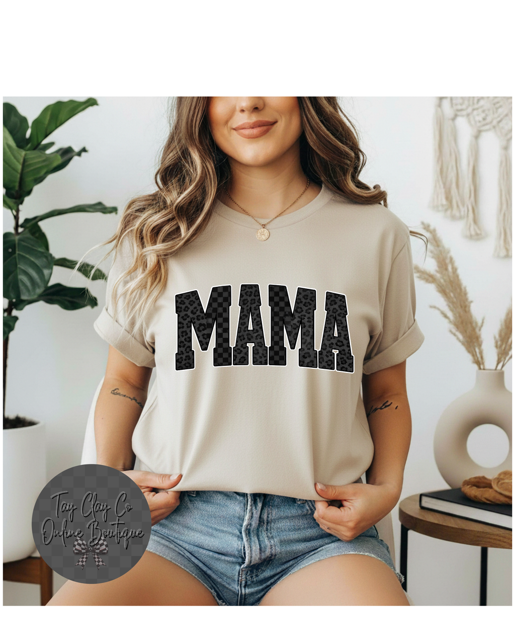 MAMA CHECKERED FLAG