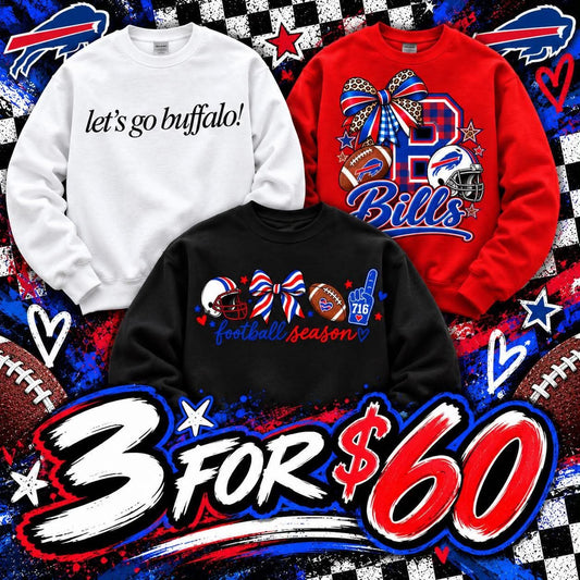 3/$60 BUFFALO BUNDLE