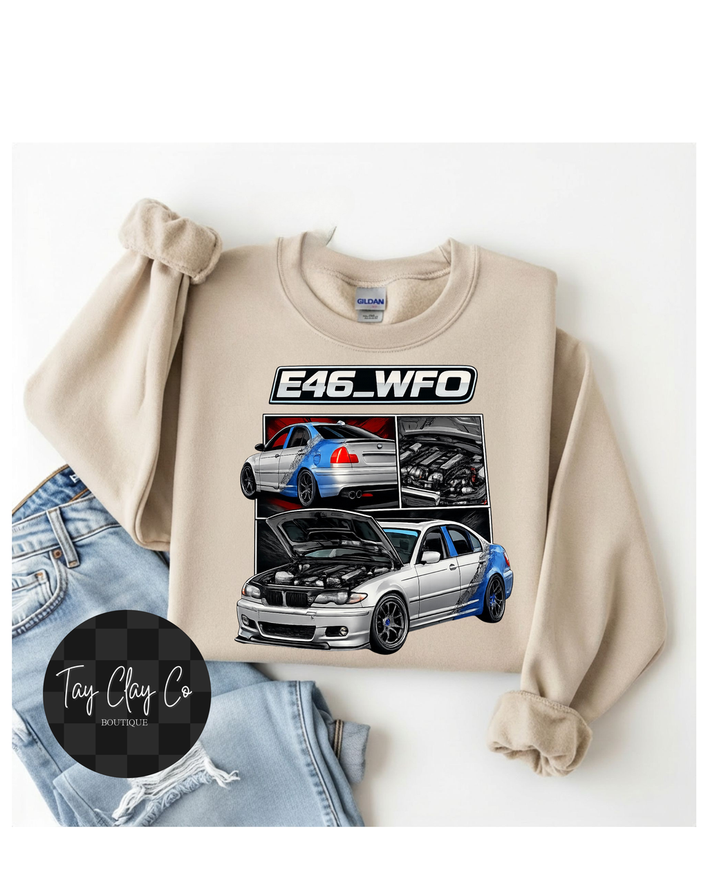 E46 SWEATSHIRT (NO HOOD)