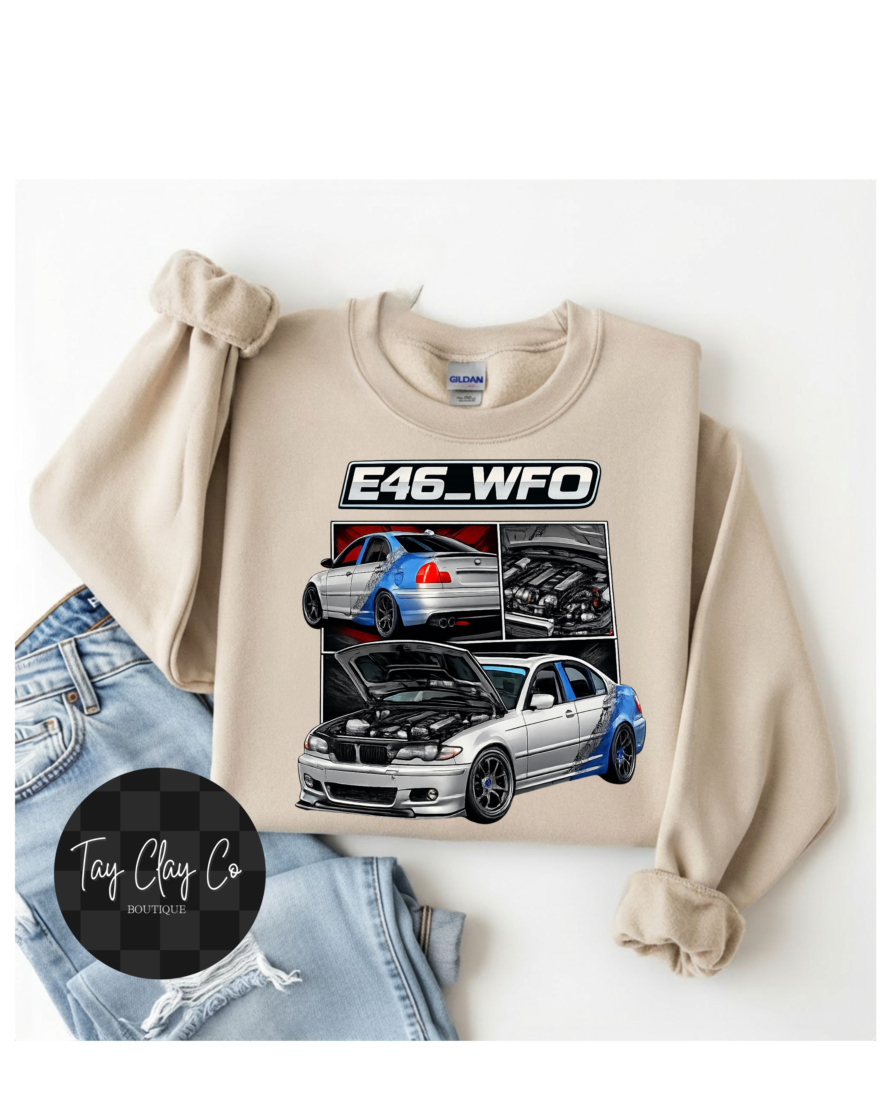 E46 SWEATSHIRT (NO HOOD)