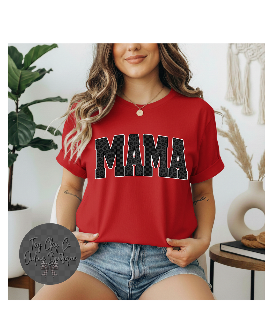 MAMA CHECKERED FLAG