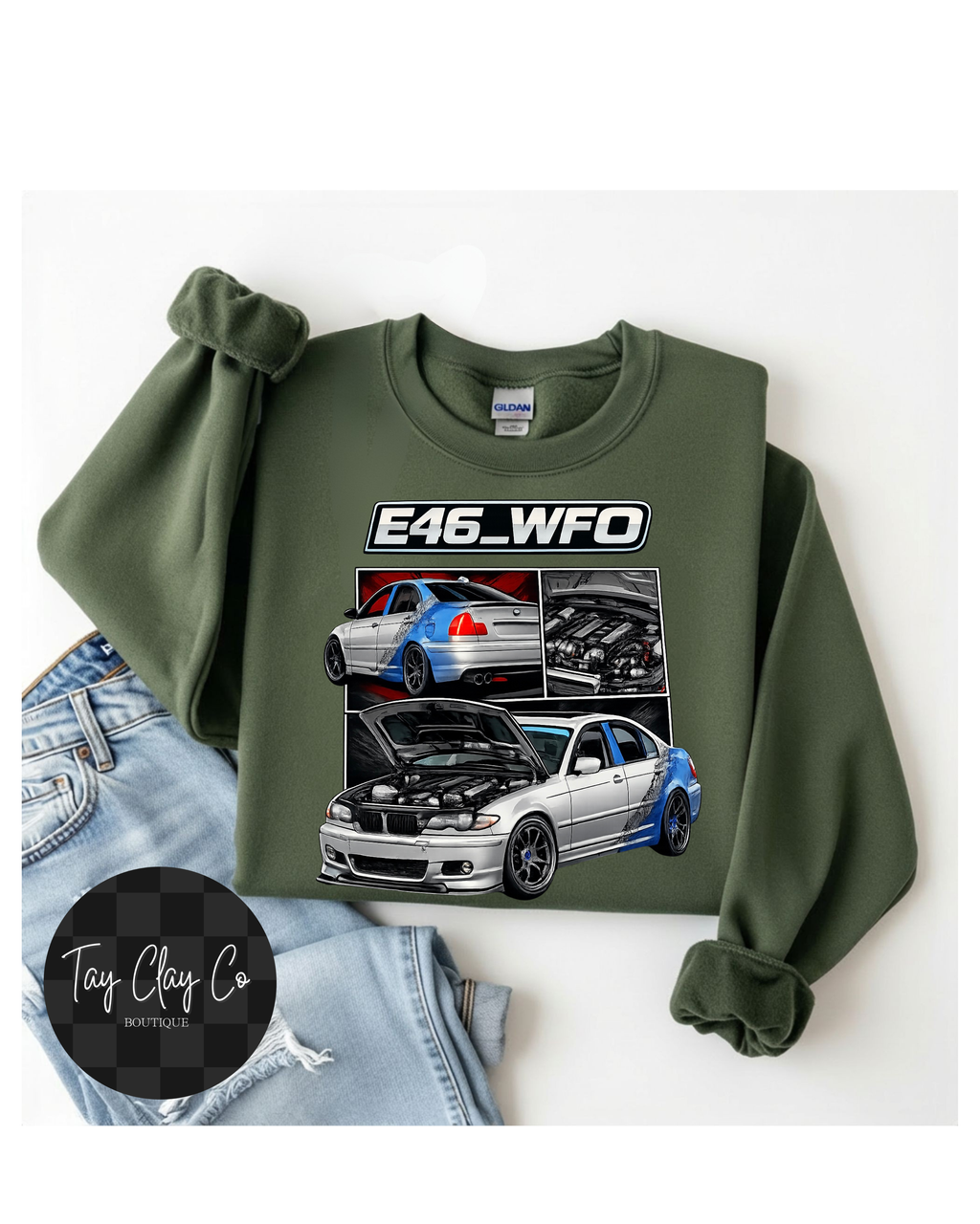 E46 SWEATSHIRT (NO HOOD)
