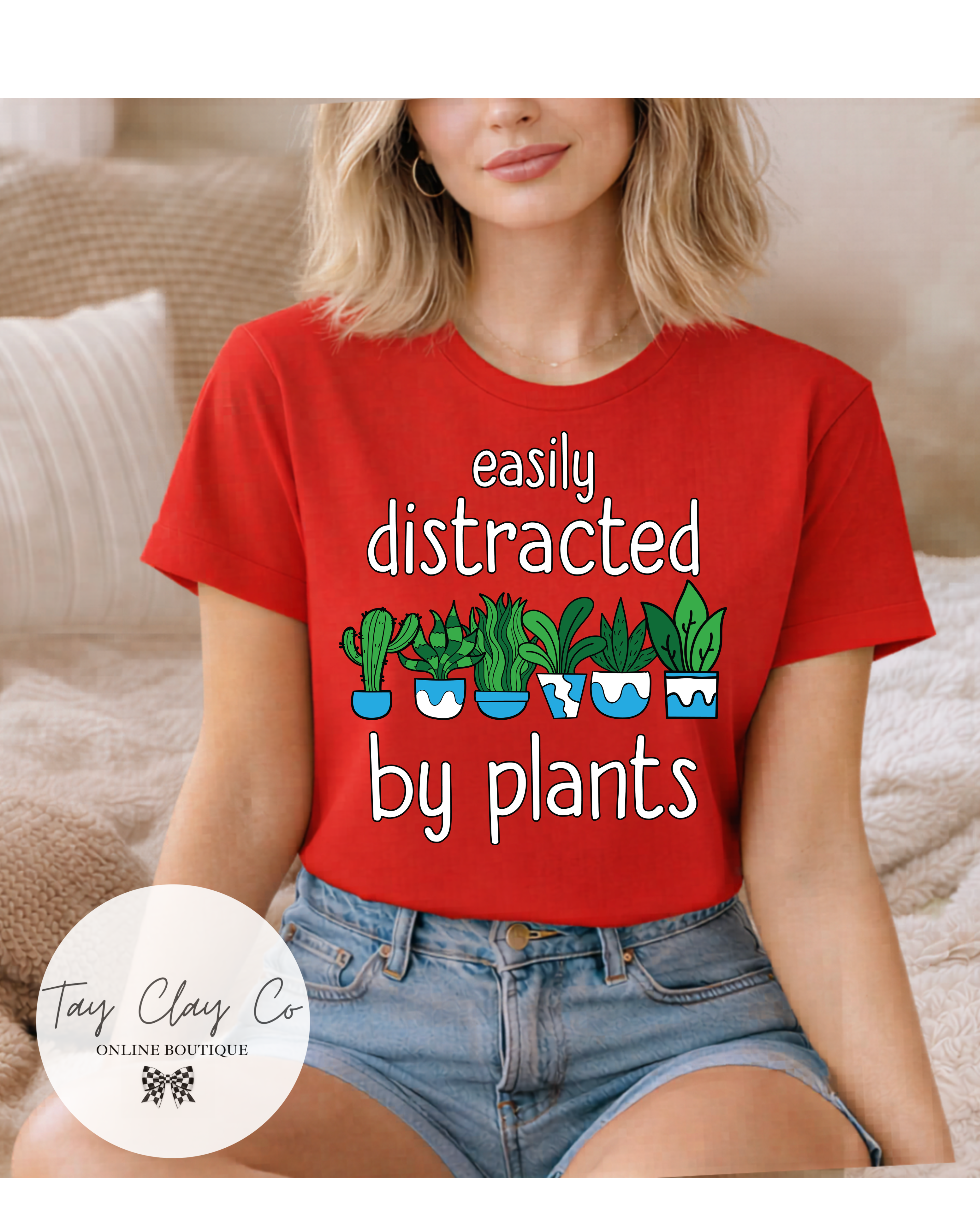 EASILY DISTRACTED BY PLANTS