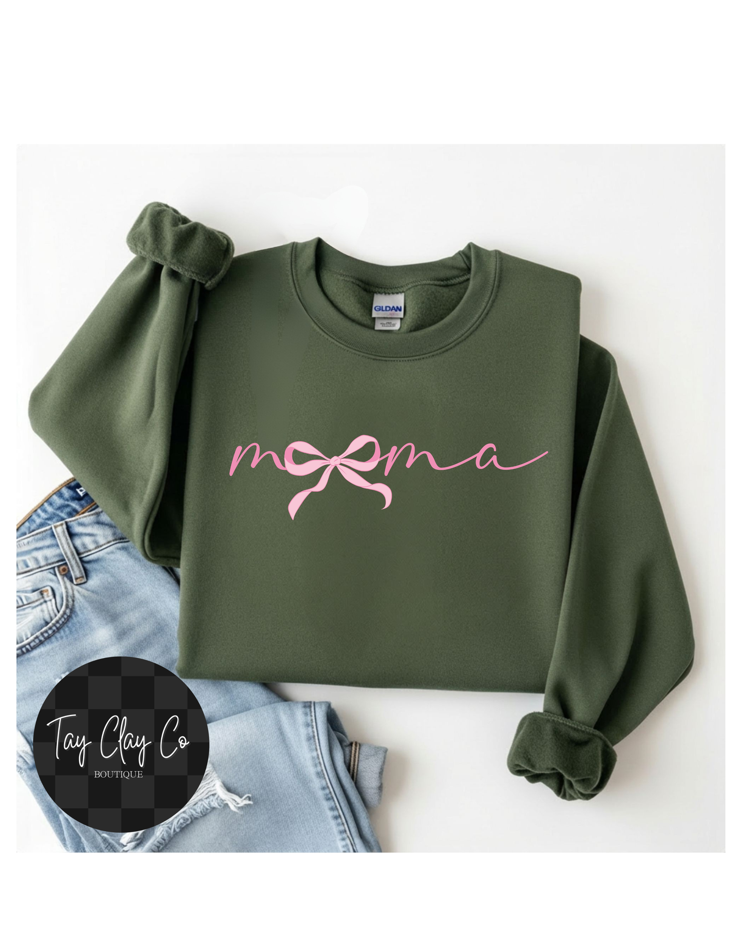 MAMA BOW SWEATSHIRT