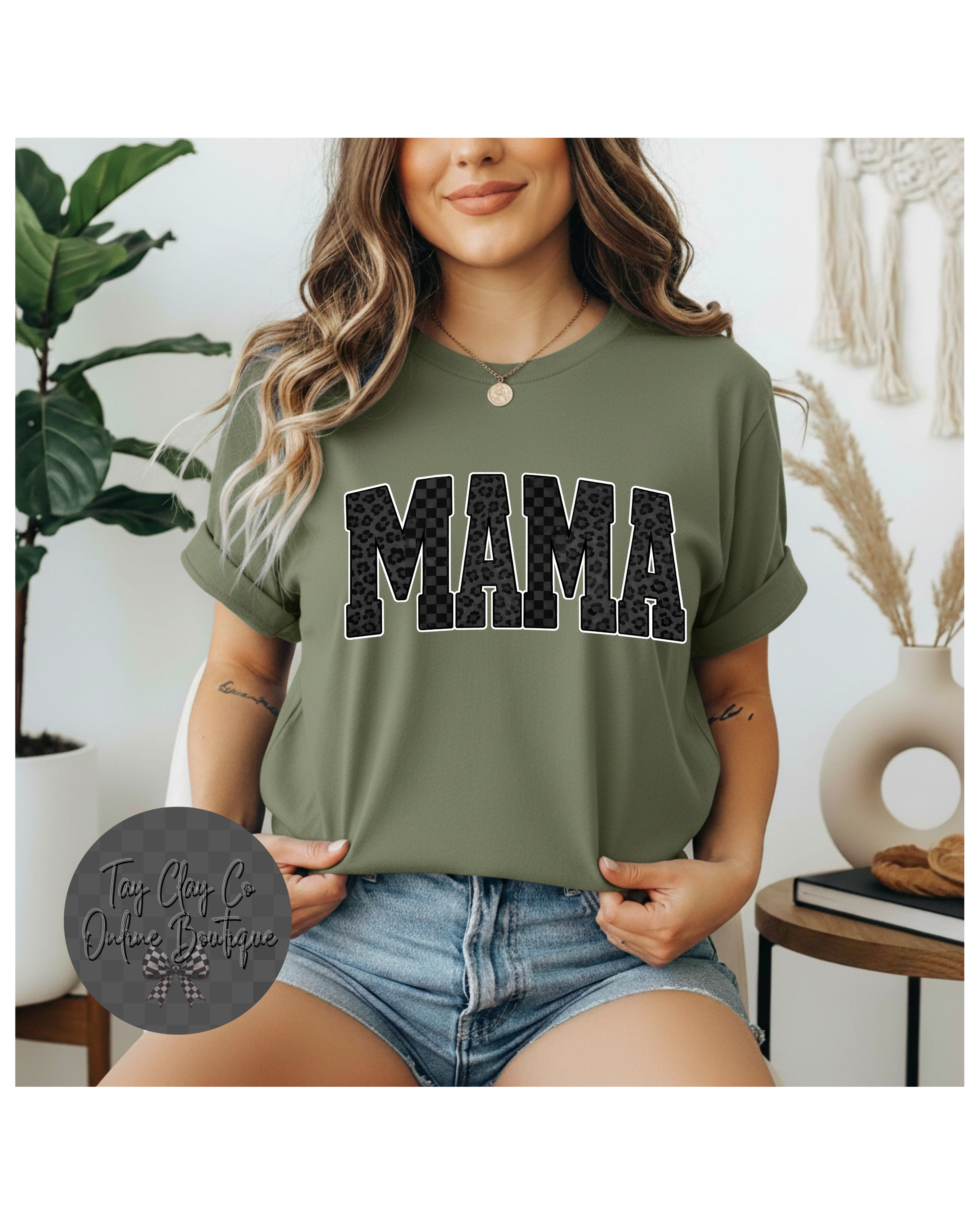 MAMA CHECKERED FLAG