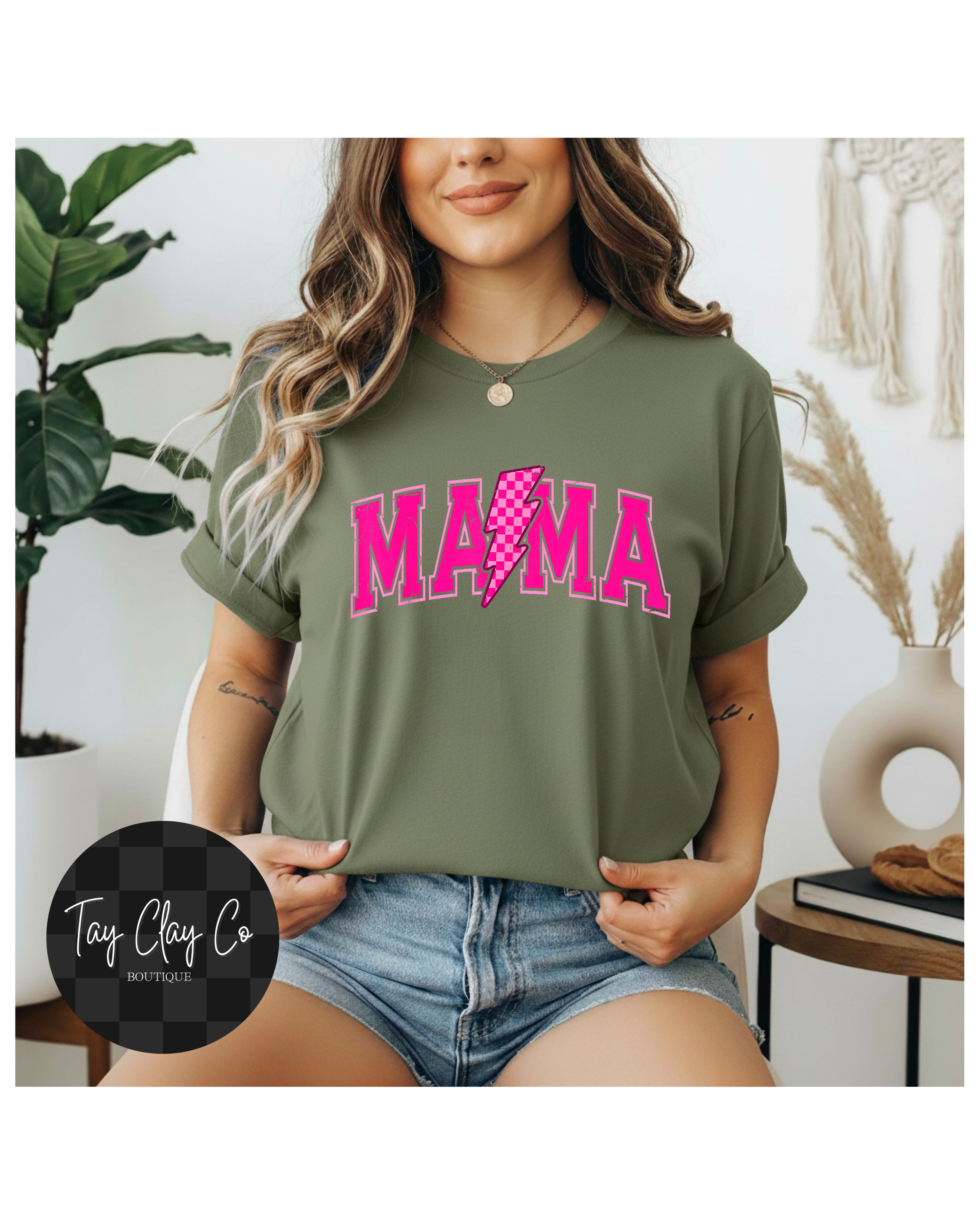 HOT PINK RETRO MAMA
