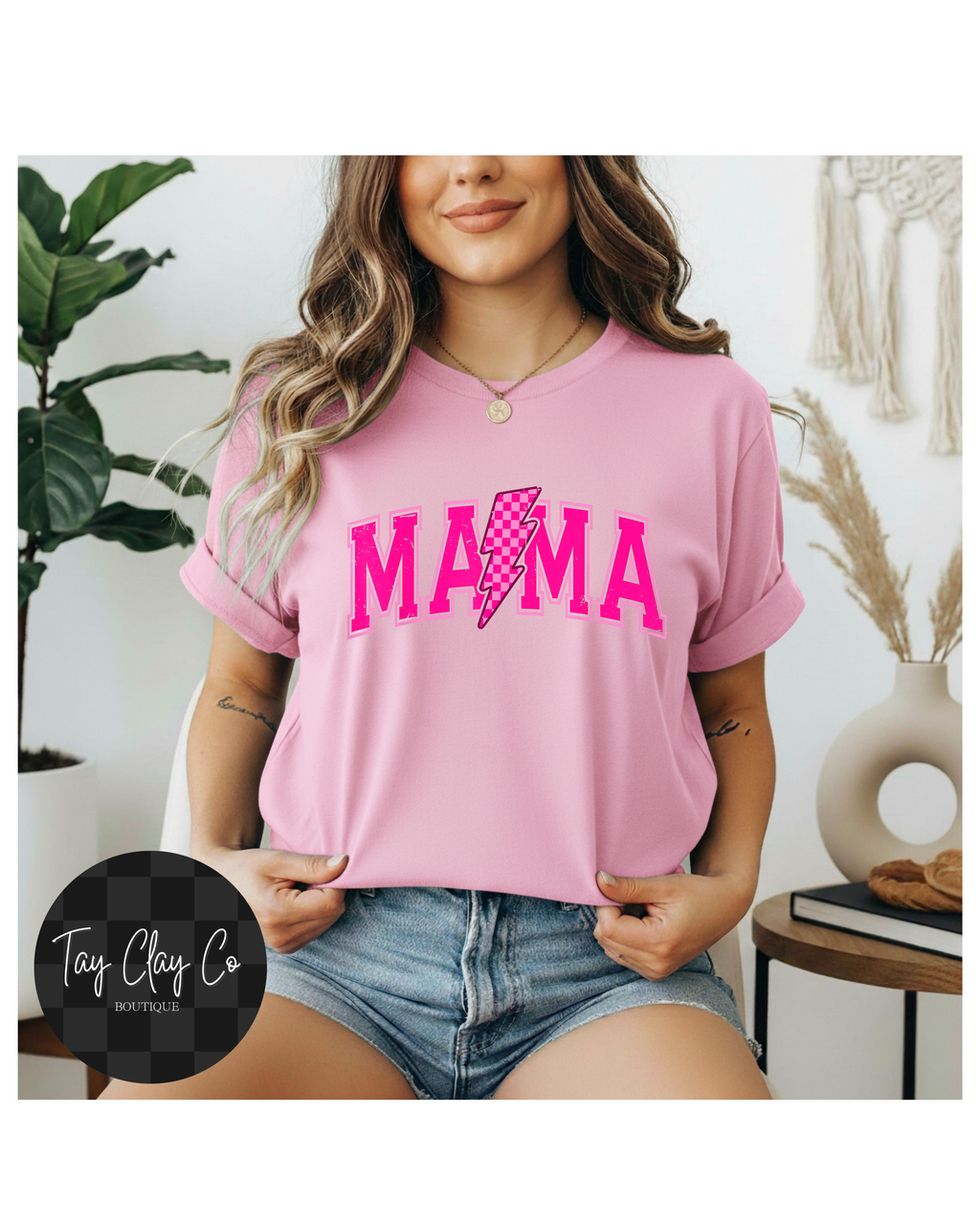 HOT PINK RETRO MAMA