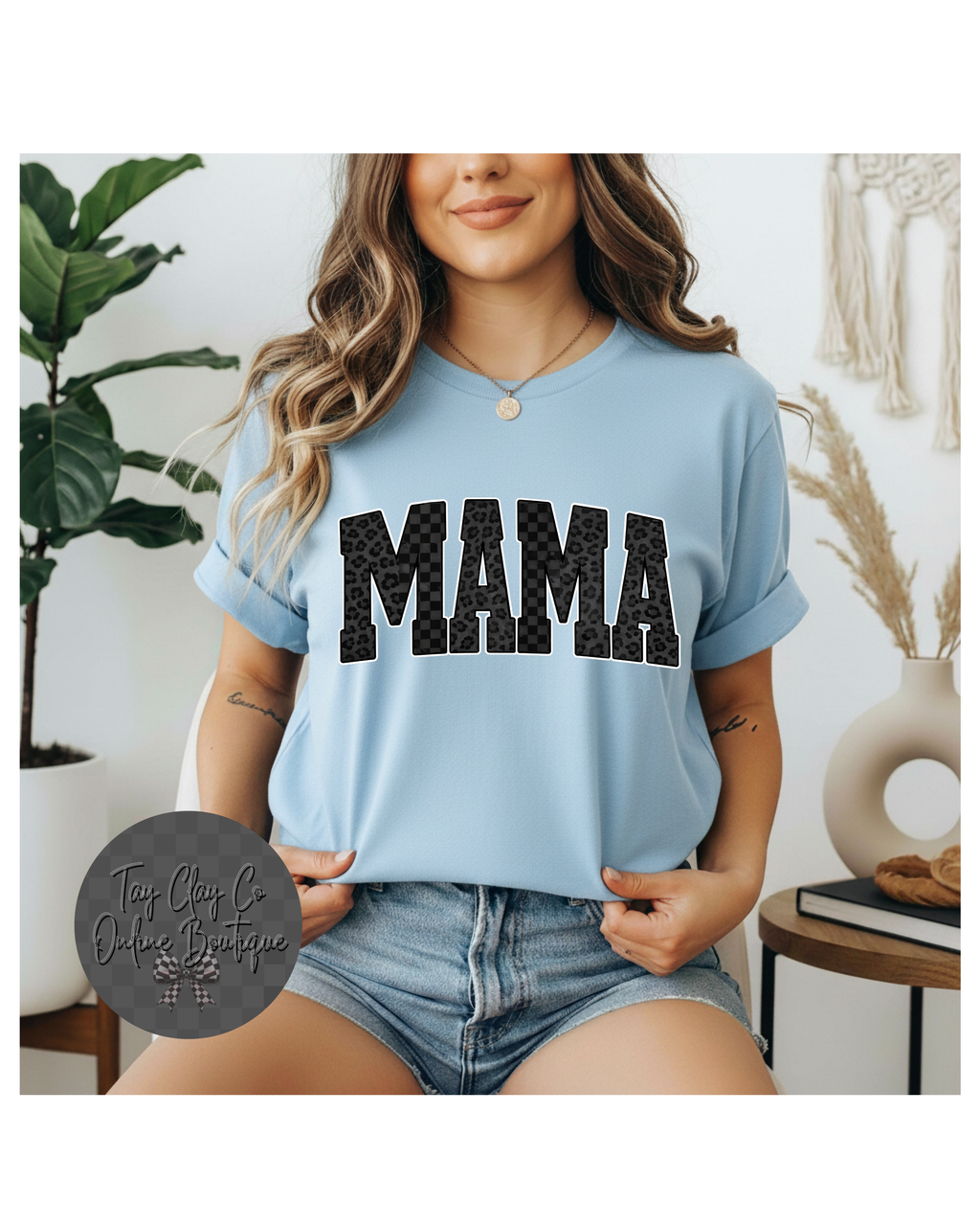 MAMA CHECKERED FLAG