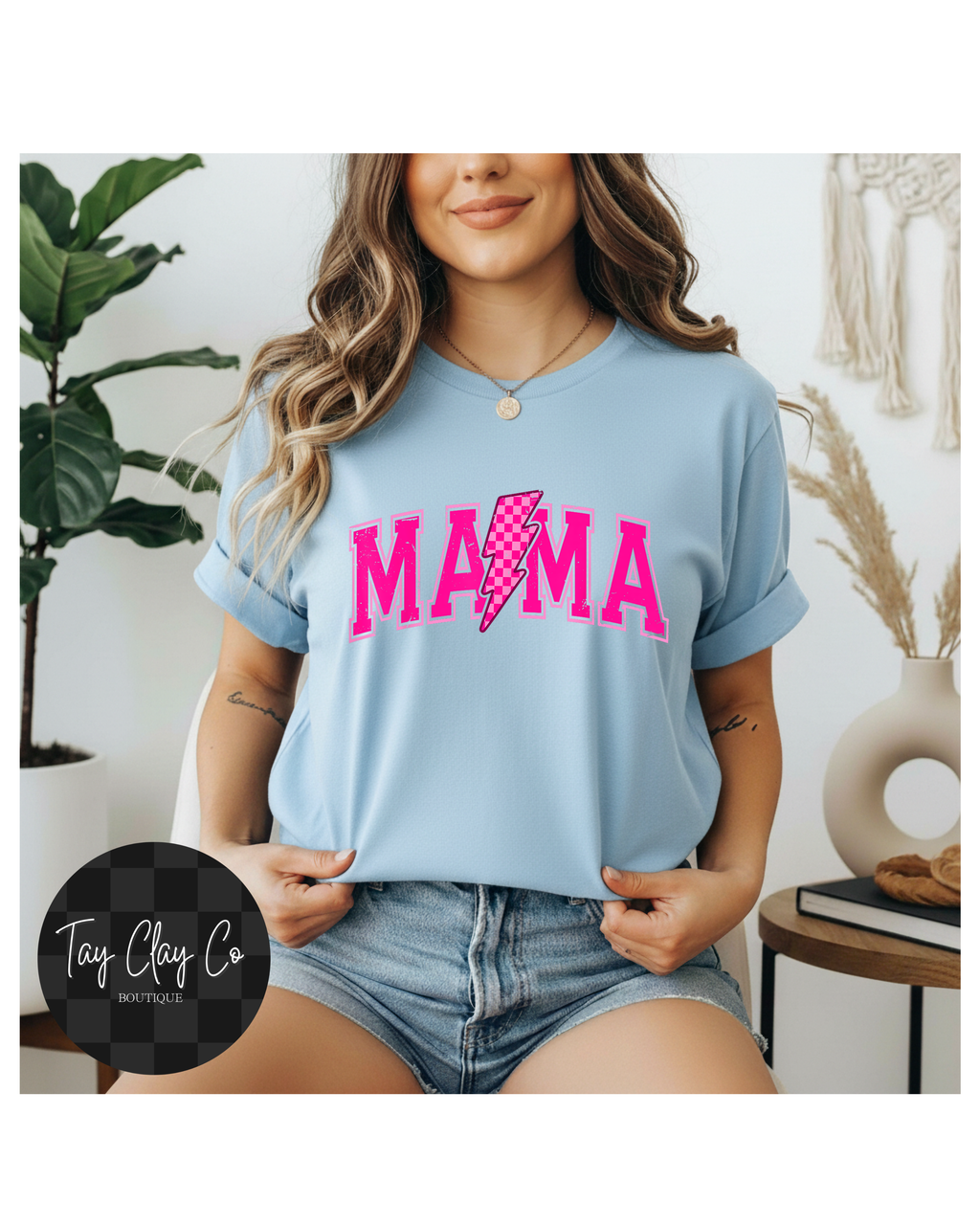 HOT PINK RETRO MAMA