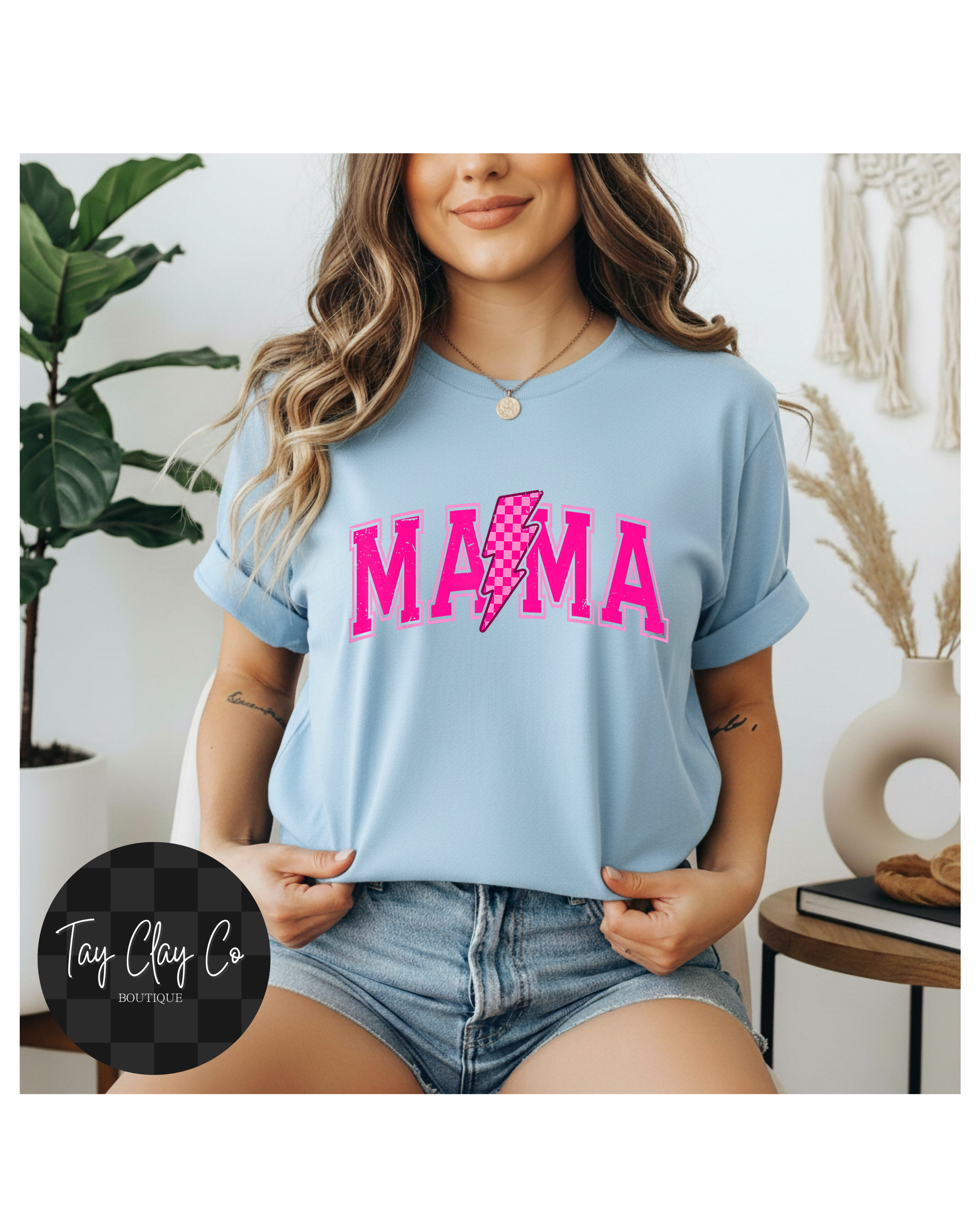 HOT PINK RETRO MAMA