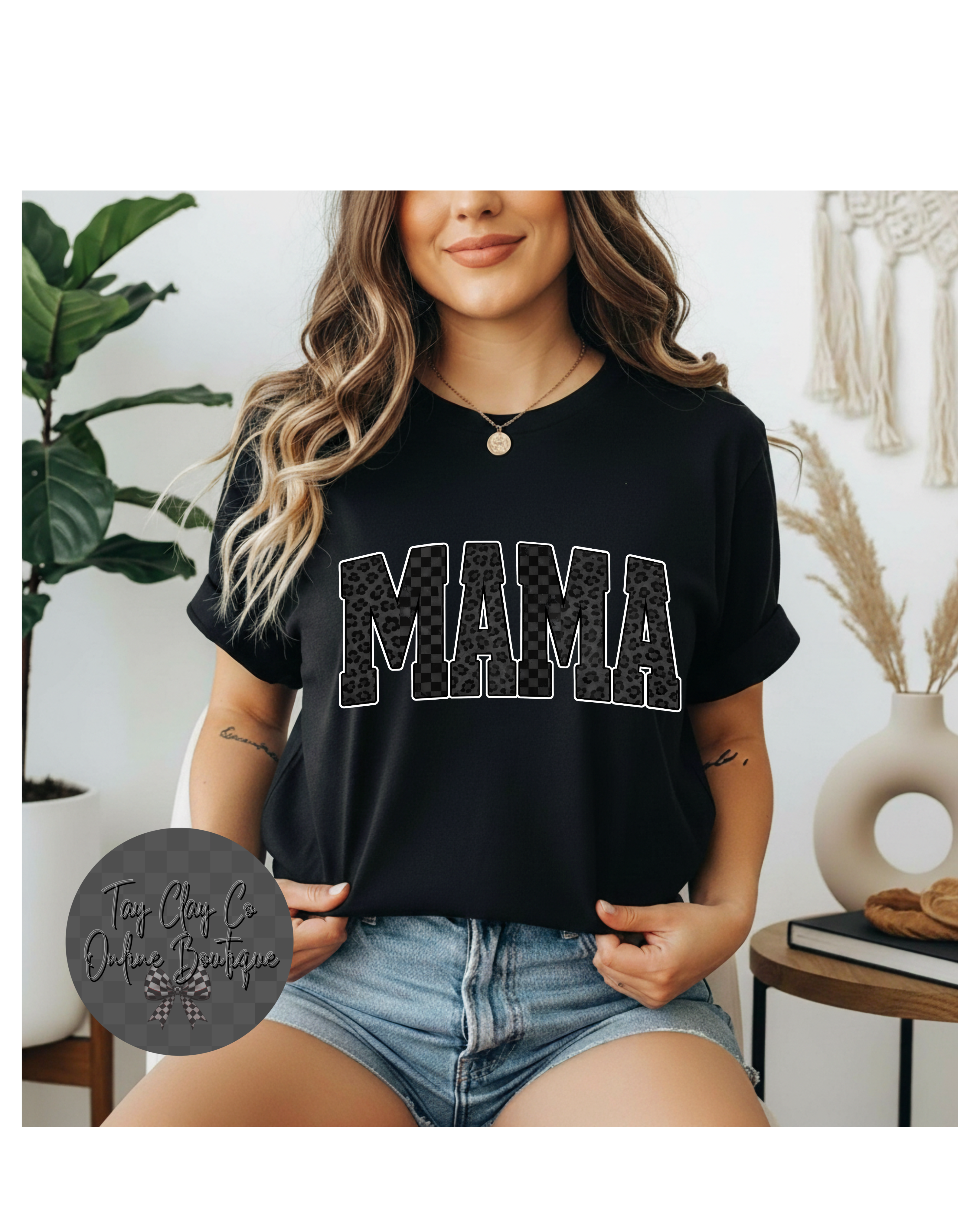 MAMA CHECKERED FLAG