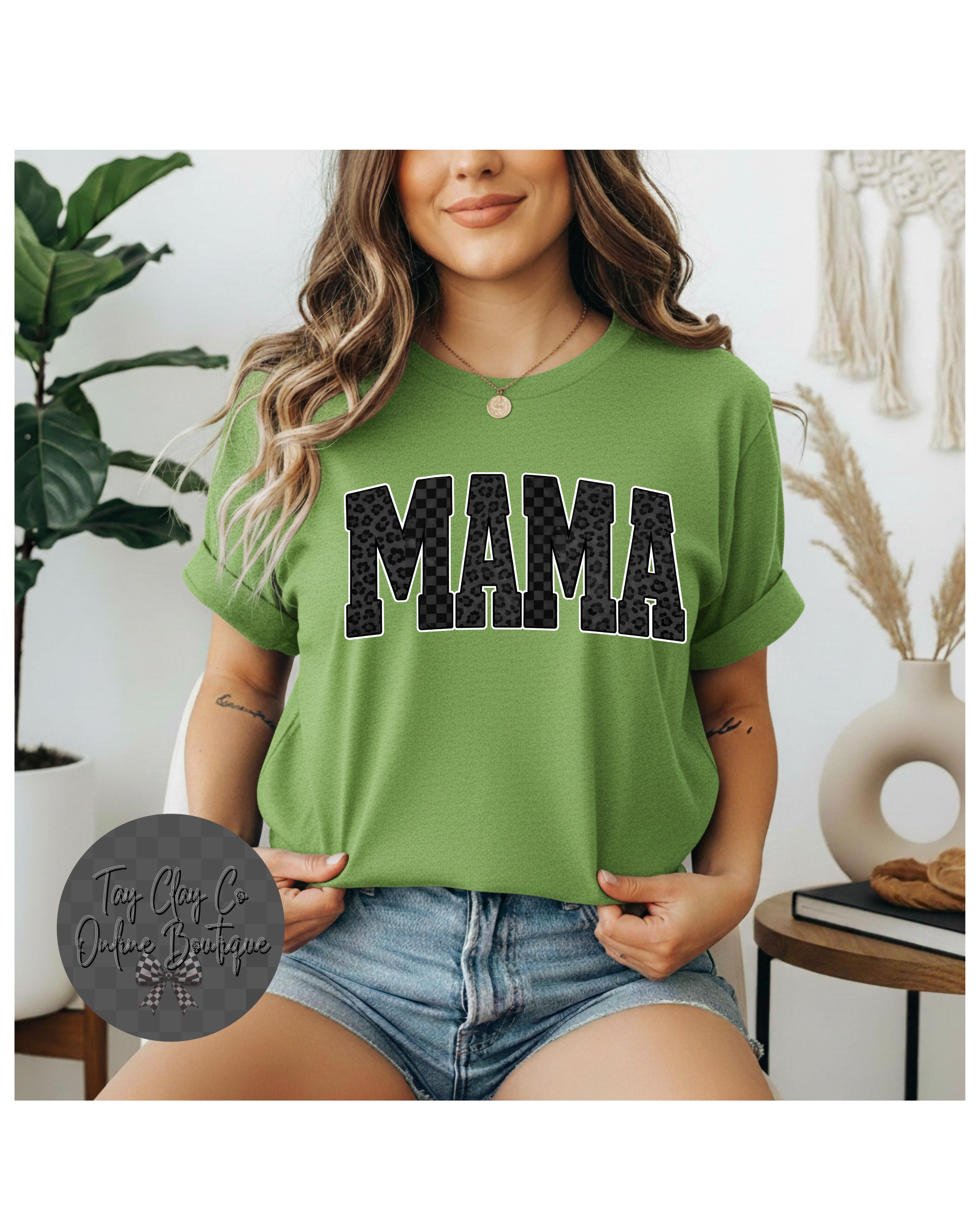 MAMA CHECKERED FLAG