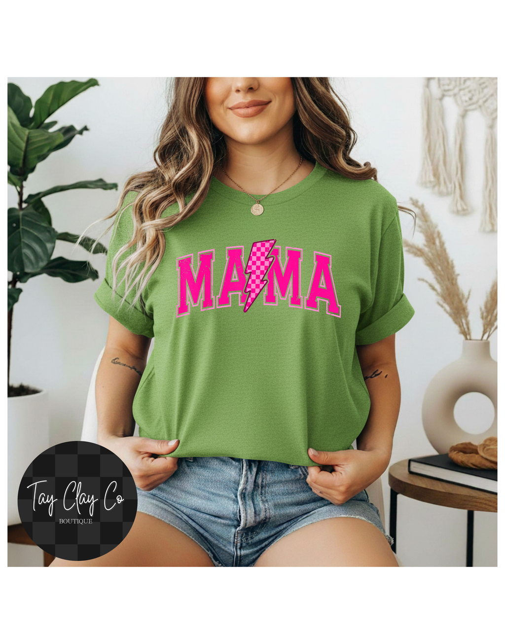 HOT PINK RETRO MAMA