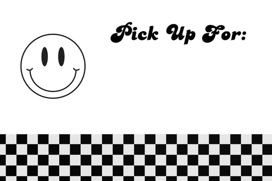 RETRO PICK UP 4X6 LABEL