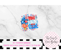 RED WHITE & CUTE DTF