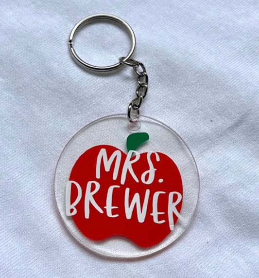 CUSTOM APPLE KEYCHAIN