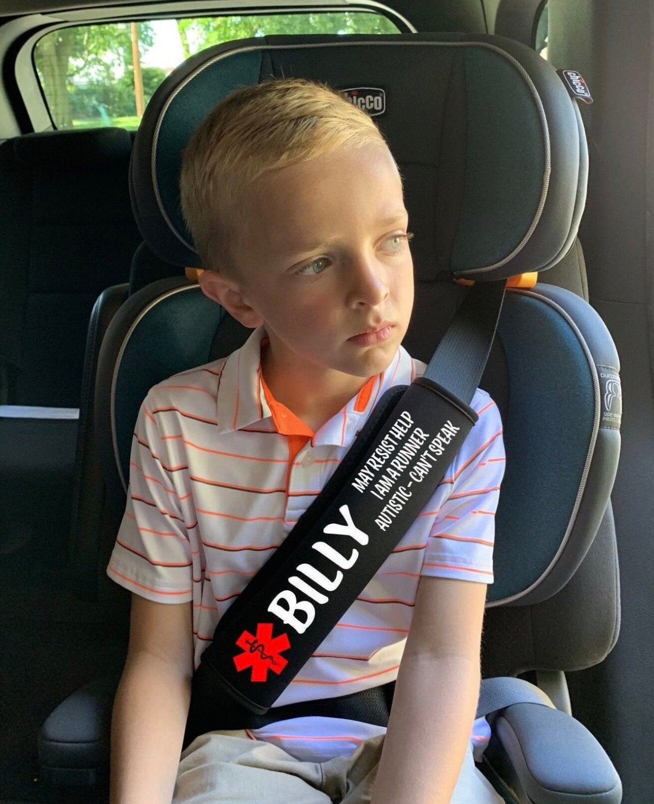 CUSTOM SEATBELT COVERS