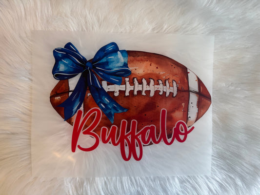 BUFFALO WATERCOLOR BOW RTS DTF