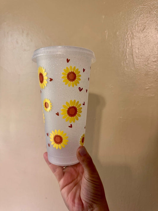SUNFLOWERS 24OZ CUP