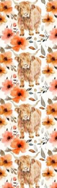 CATTLE FLOWER UV DTF PEN WRAP