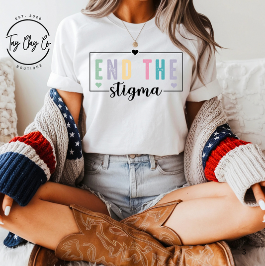 END THE STIGMA COLORFUL