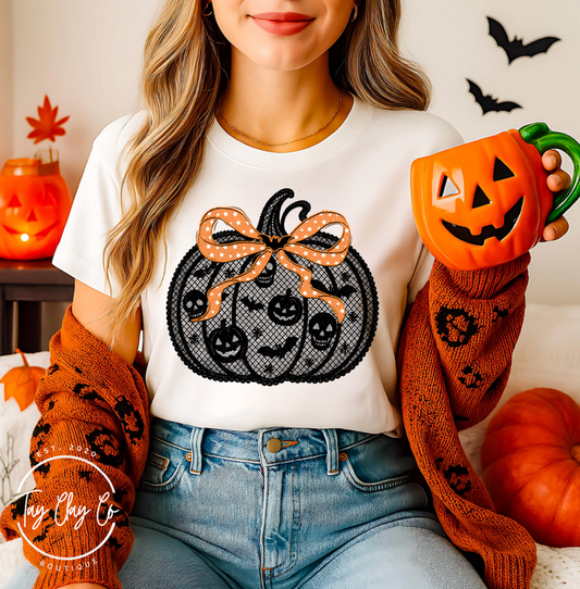 Lace Pumpkin DTF