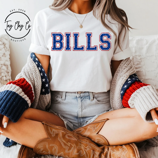 BILLS FAUX GLITTER
