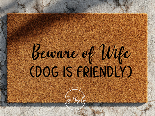 DOG IS FRIENDLY
