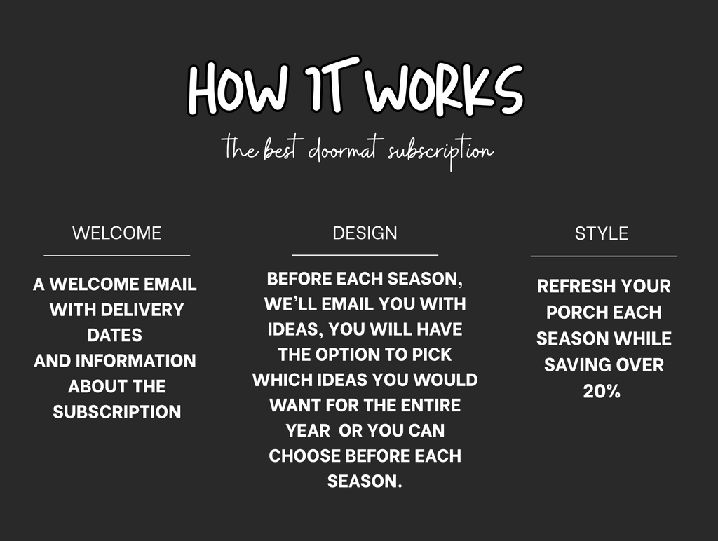 DOORMAT SUBSCRIPTION CLUB