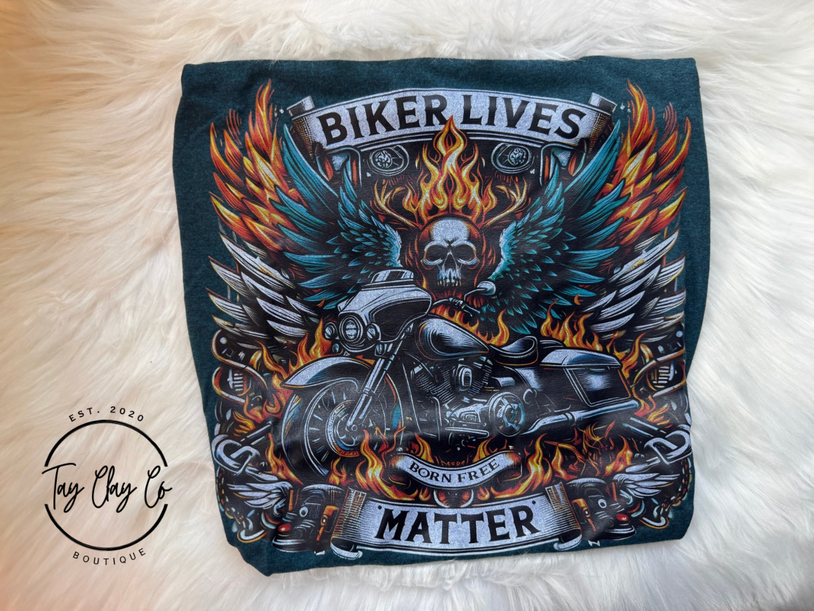 BIKERS LIVES MATTER RTS- BLUE MED