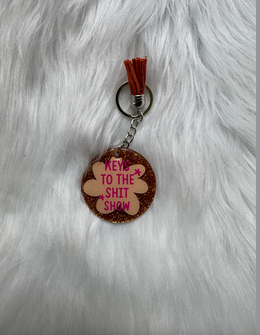 KEYS TO THE S*** SHOW KEYCHAIN