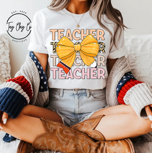 TEACHER STACKED BOW