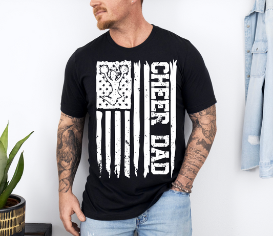 CHEER DAD DISTRESSED