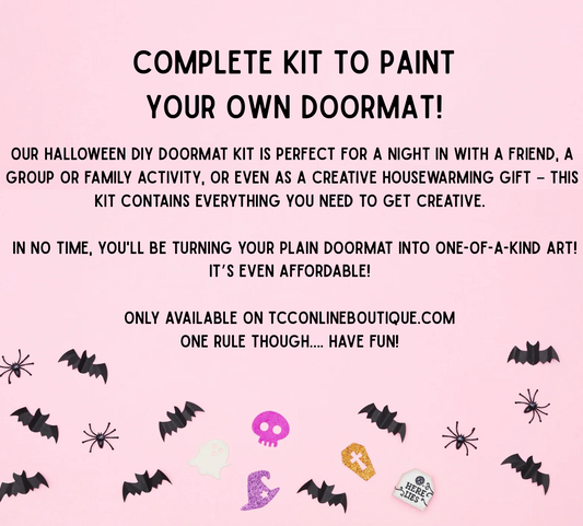 HALLOWEEN DIY DOORMAT KIT