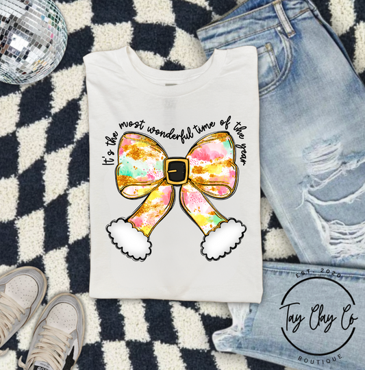 MOST WONDERFUL TIME OF THE YEAR BOW