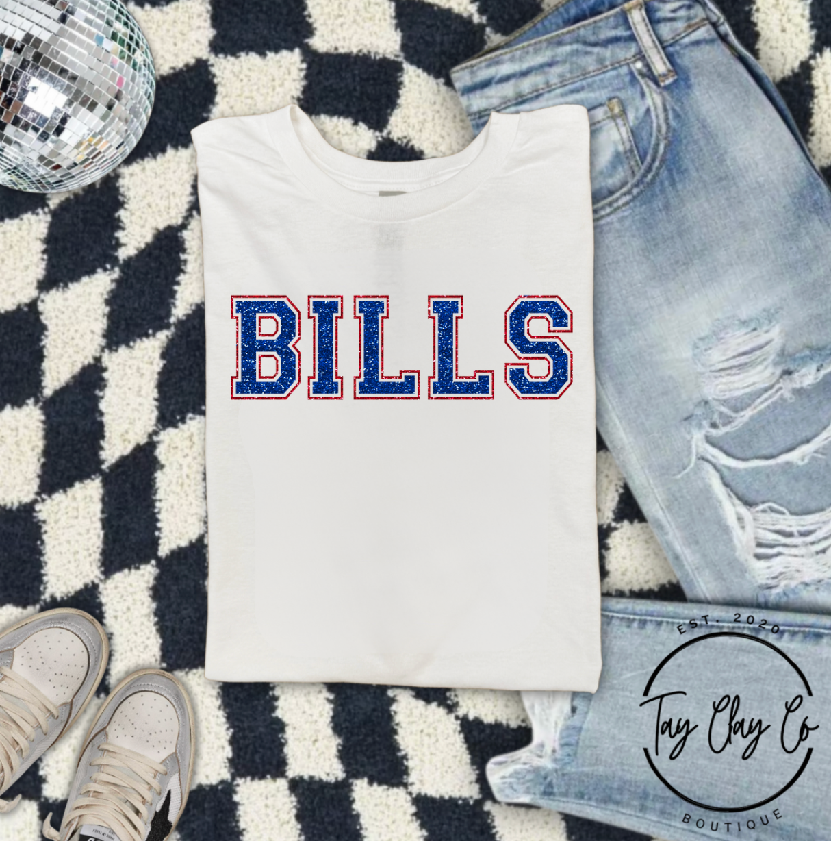 BILLS FAUX GLITTER