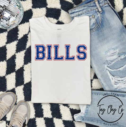 BILLS FAUX GLITTER